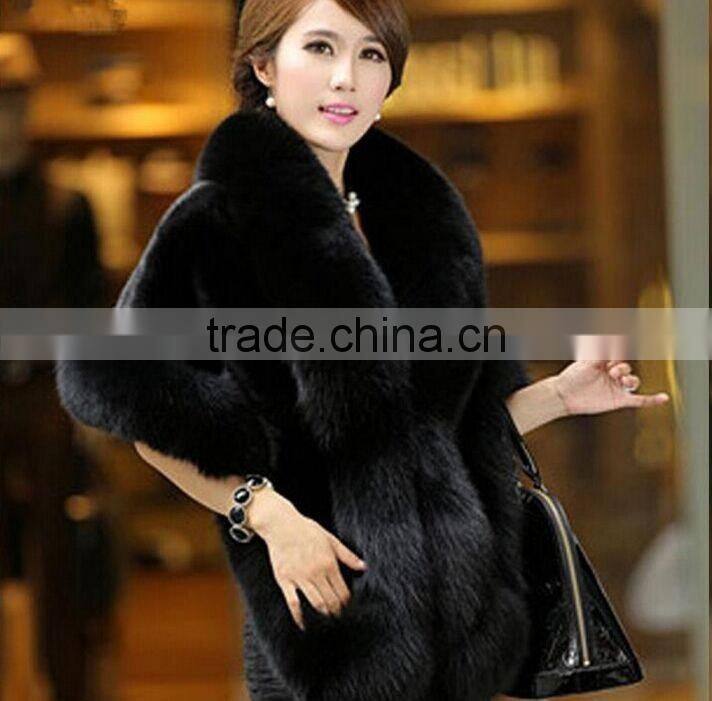 Faux fur wedding evening dresses wrap faux fur shawl