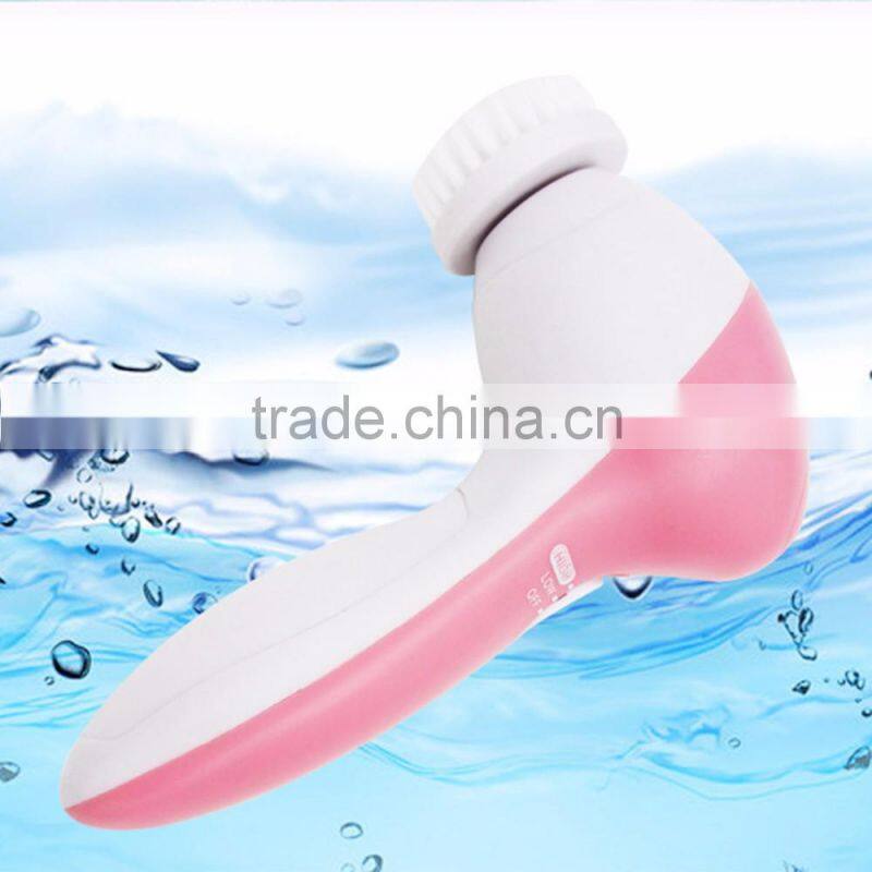 5 In 1 Electric Beauty Relief Massager Face Cleansing Brush Cleanser