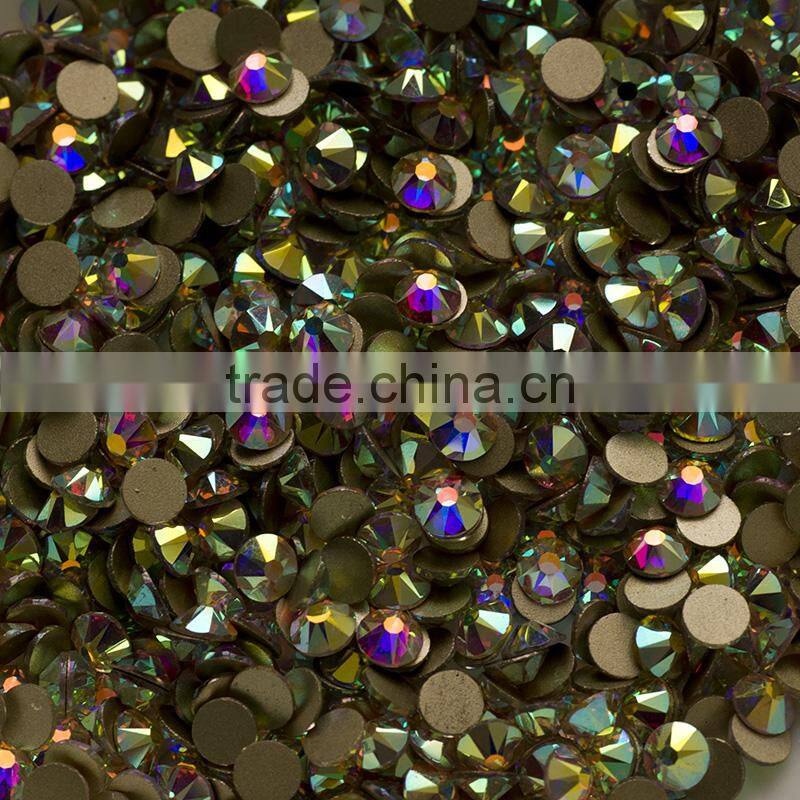 Bling bling 16 cuts rhinestones non hotfix flatback crystal AB for nails and clothing