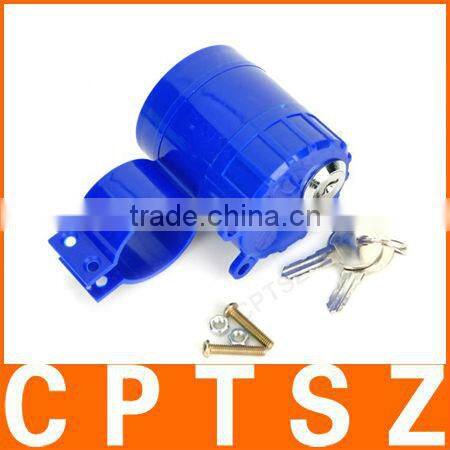 Blue Anti-Theft waterproof Bicycle Motorcycle Alarm Lock with 120 db audio alarm