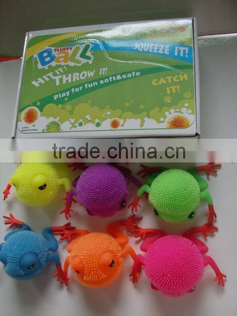 animal Cheap Monster Flashing Puffer Ball For Kids
