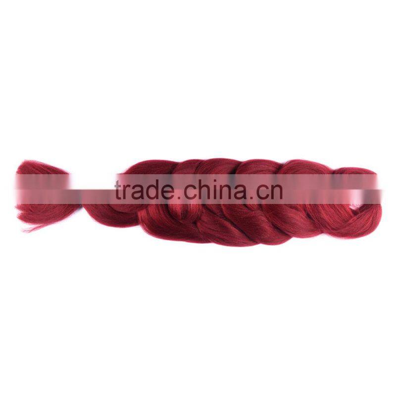 New Products 2016 Ombre ombre synthetic red hair ponytails