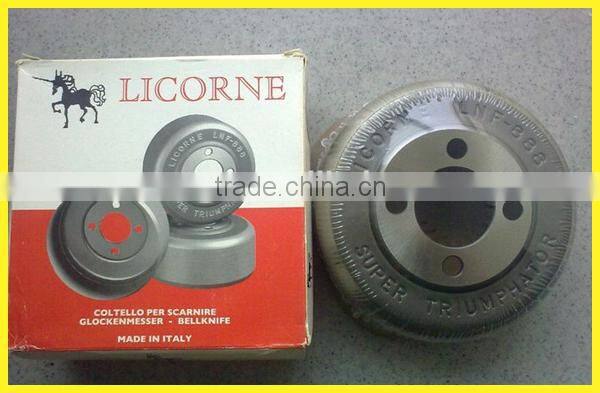 Licorne bell knife for skiving machines