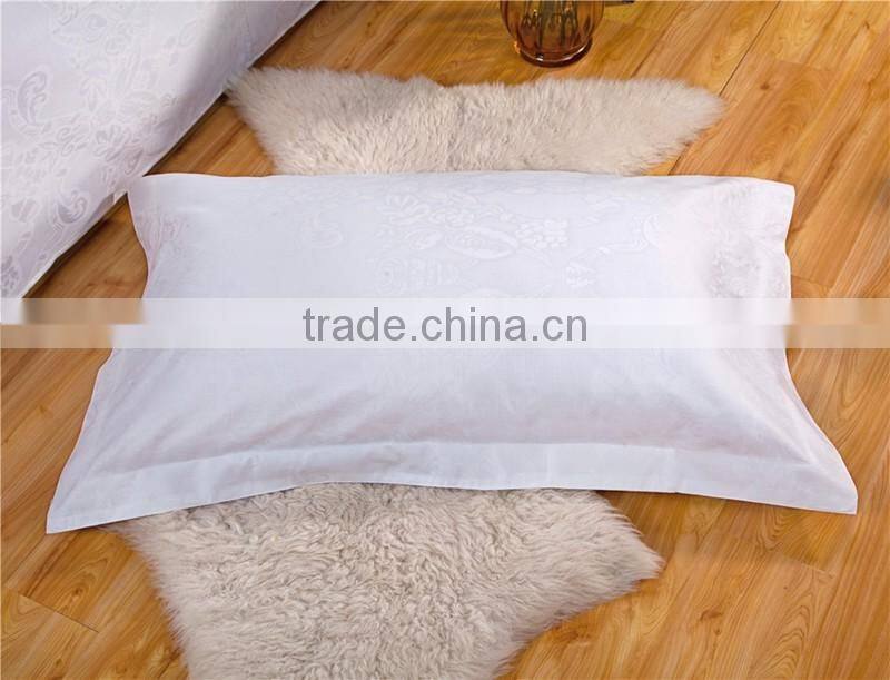 New design luxury jacquard customized pillow cover pillowcase for hotel