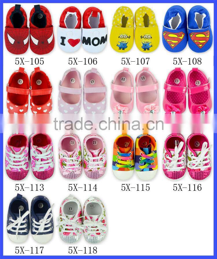 Soft bottom bling sneakers baby soft sole shoes sequin M5111311