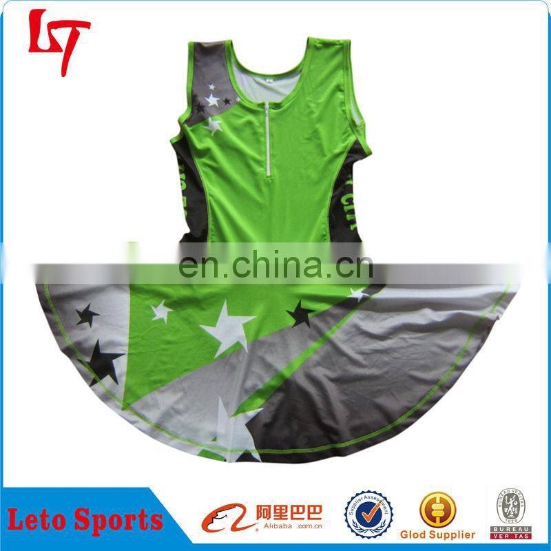 Christmas sublimation custom team cheerleading skirt&dress short sleeve spandex cheerleading uniforms