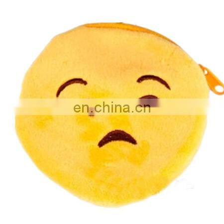 OEM&ODM Accepted Cheap Wholesale Custom Emoji Plush Keychain
