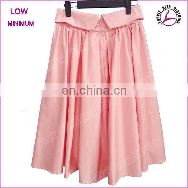 Stretch satin latest long skirt design women umbrella skirt