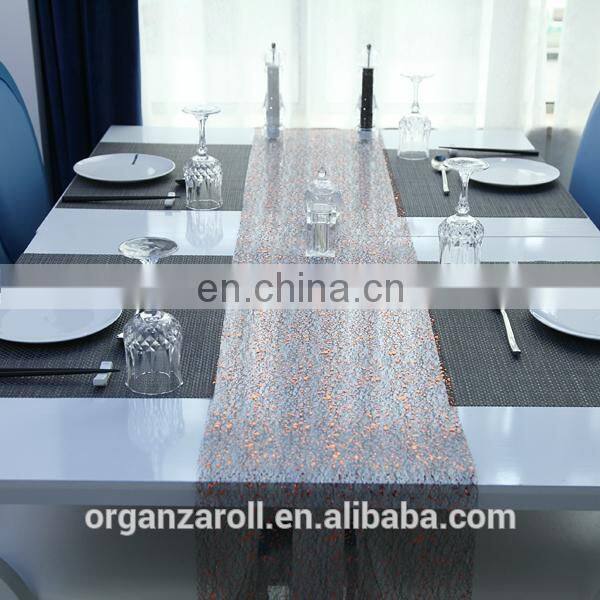 2016 New Design Embroidery Lace Table Runner For Dining Room