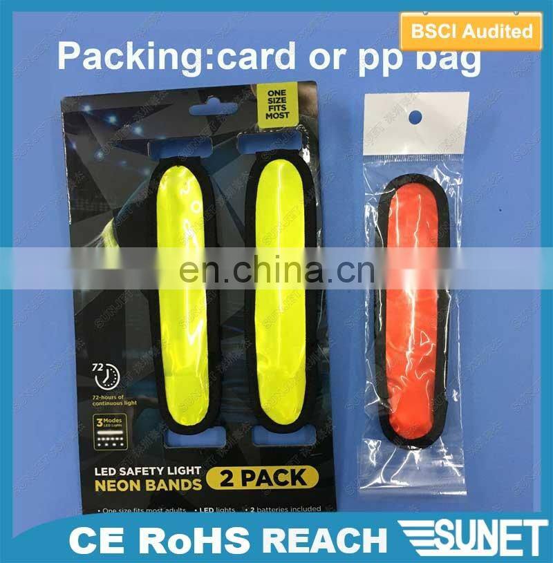 2017 innovation product Wholesale Reflective flashing led armband new style led armband