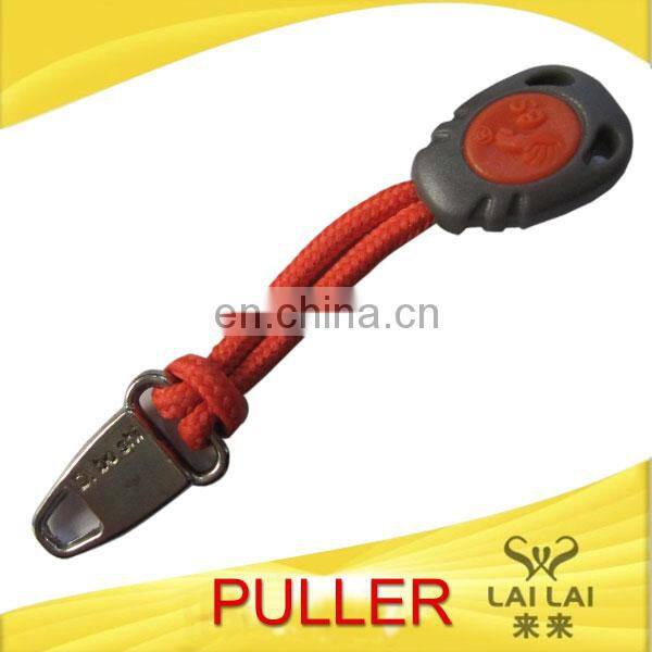 zipper puller famous brand for sport equipment