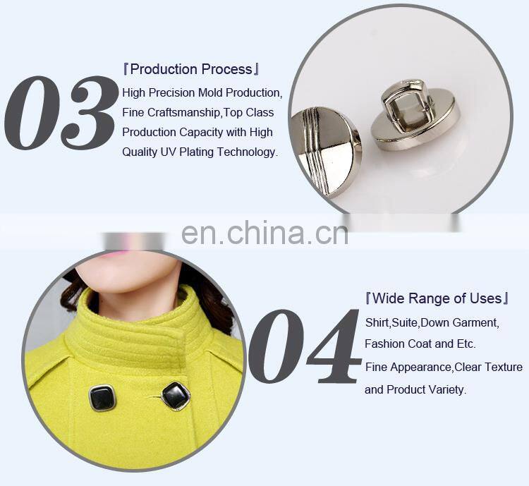 ABS Plating Buttons Fancy Shirt Button BA60406