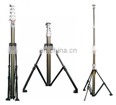 10m light weight aluminum telescopic mast flag pole antenna pole