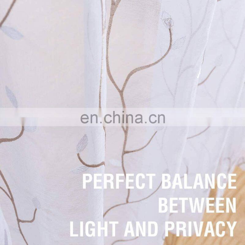 Factory supply new style embroidery curtains