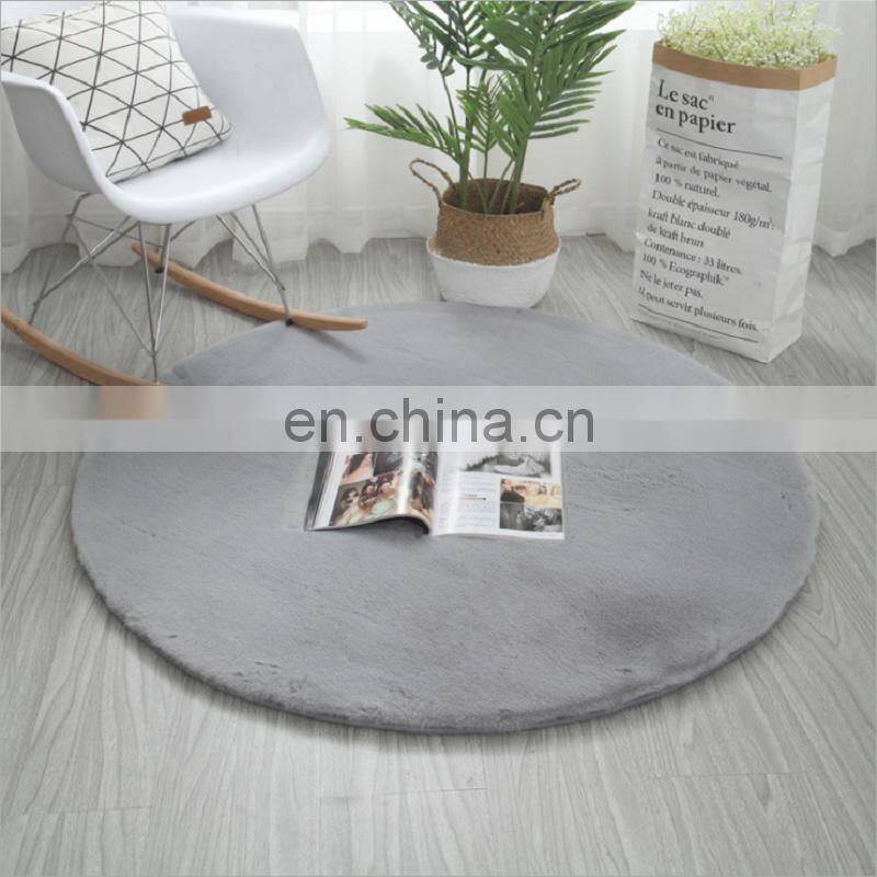 super soft white faux rabbit fur area rug carpet