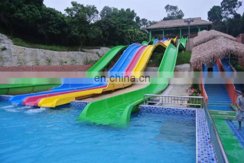 Water Park Spray Rainbow Wave Slide Used Fiberglass Water Slide For Sale