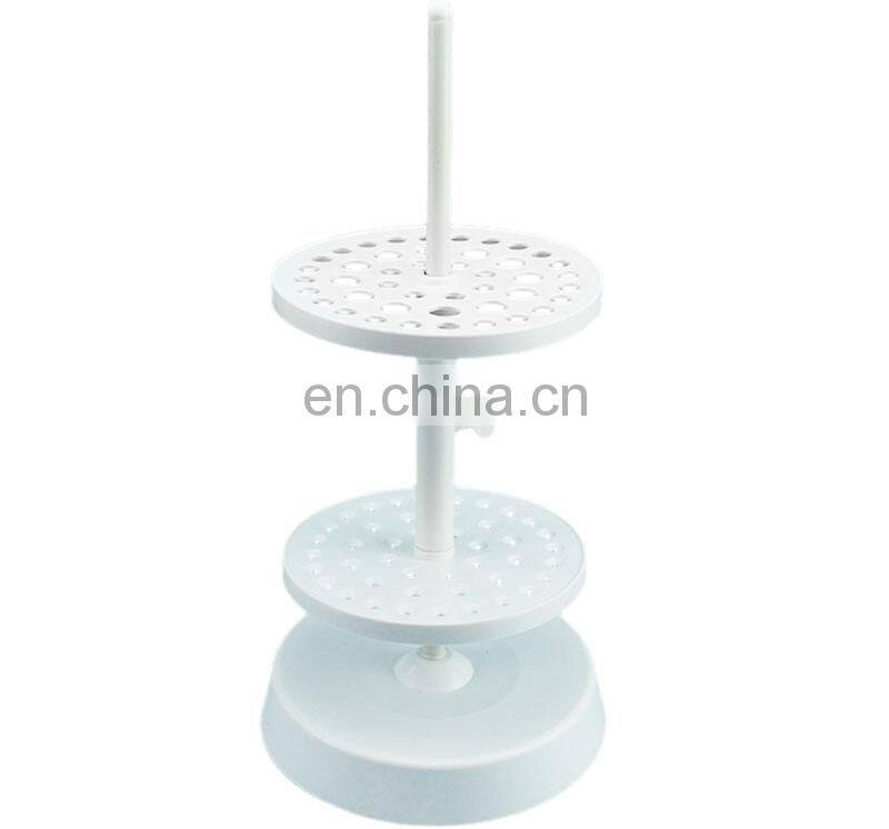 Rotatable Disc Pipette Holder Plastic Fat Belly Scale Pipette Stand With 44 Hole