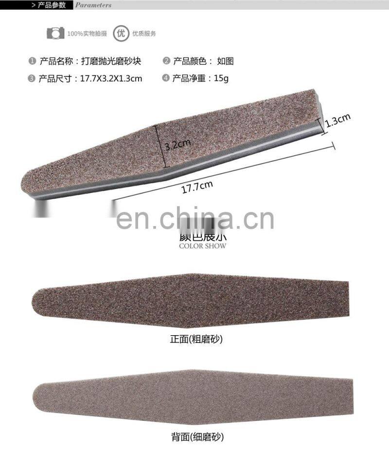 Professional Round abrasive Sponge Custom Printed 80 100 120 150 180 240 grit finger Zebra nail file Japan with logo