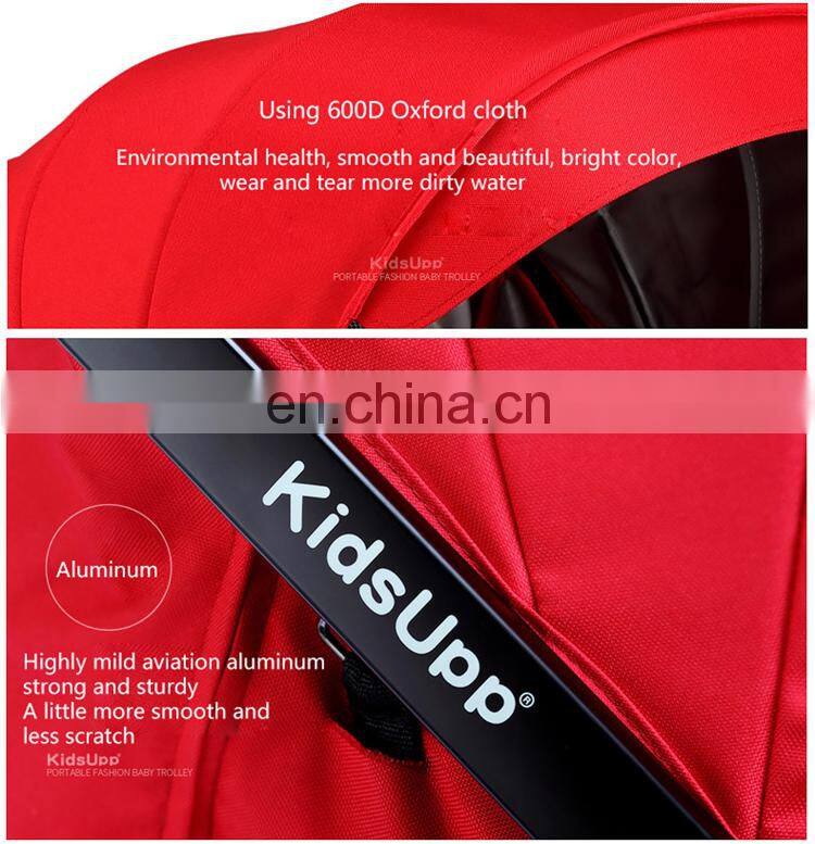 Lightweight travel baby stroller for toddler and infant in french