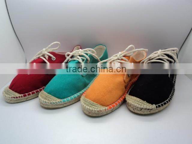2016 new style espadrille types canvas shoes