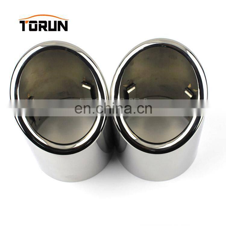 Hot sale high quality Universal car exhaust muffler for audi A6L Mirror polish