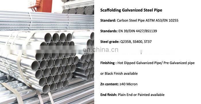galvanize pipe SHS/RHS galvanized steel hollow pipe GI steel tube
