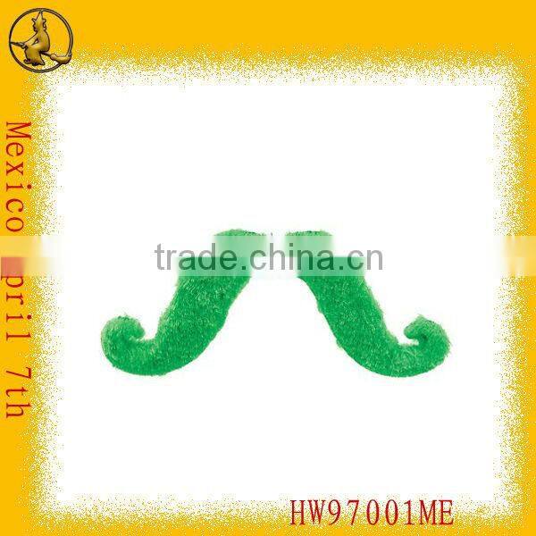 Funny Green Short Floss Beards for Party