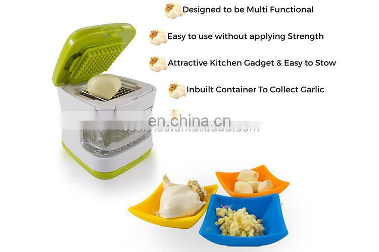 Hot Selling 3 in 1 Stainless Steel Slice Dice Garlic Crusher