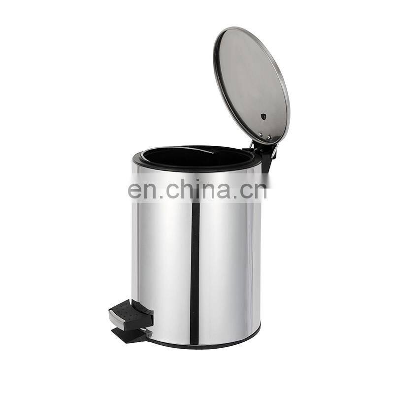 3L,5L Stainless Steel Trash Bin/dustbin/waste Bin Hotel Room