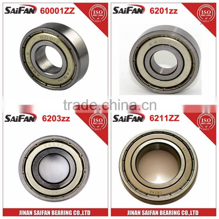 Textile machine Bearing 6204 Deep Groove Ball Bearing 6204 zz