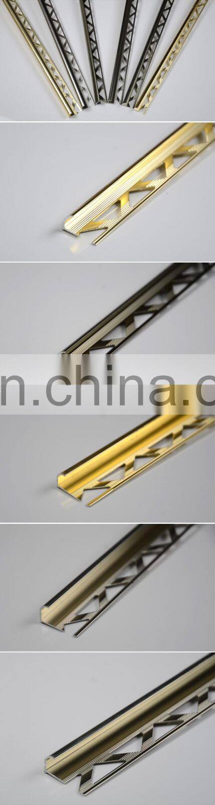 Tile trim for marble edge,sheet metal edge trim,round edge metal tile trim