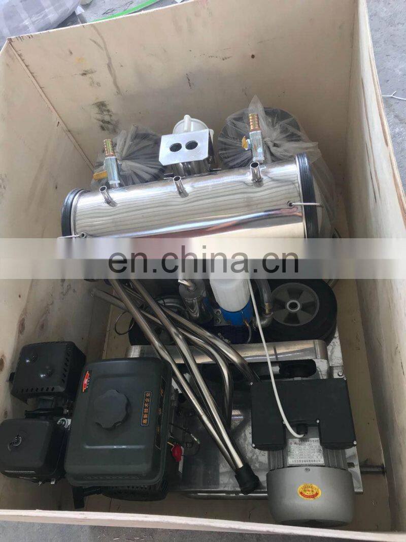 25L vacuum pump cow milking machine for transport milk