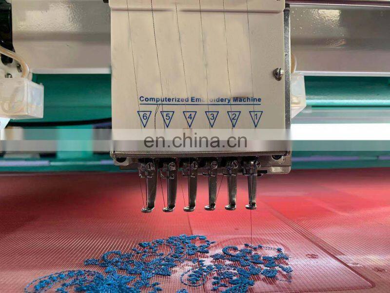 multi heads crafts designs cross-stitch flat computerized embroidery machine