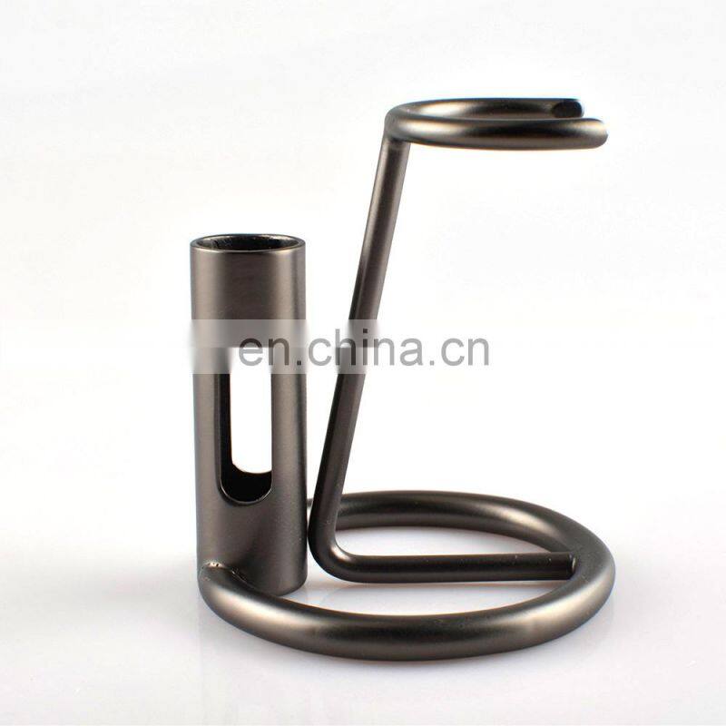 High Quality Chrome Matte Black Shaving Razor and Brush Stand Safety Razor Stand