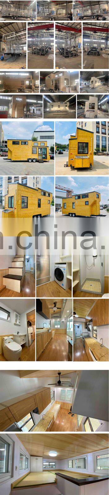 Mobile on-wheels standard insulated stable container house trailer