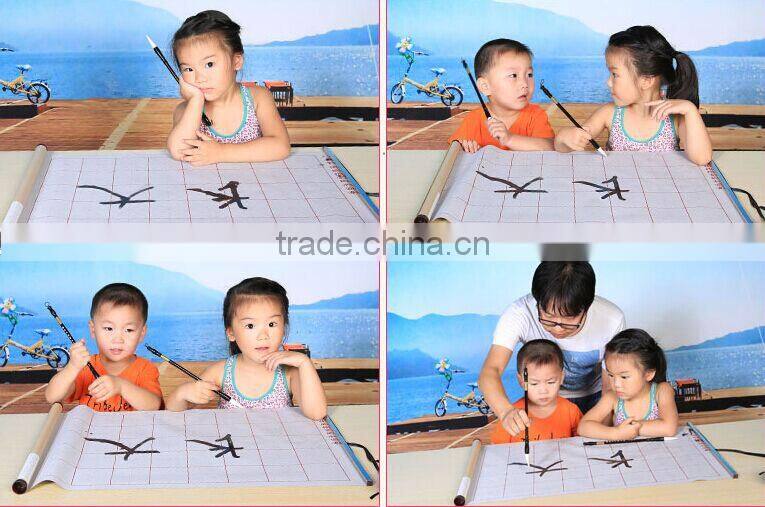 magic colorful water writing canvas calligraphy practice fabric for business gift