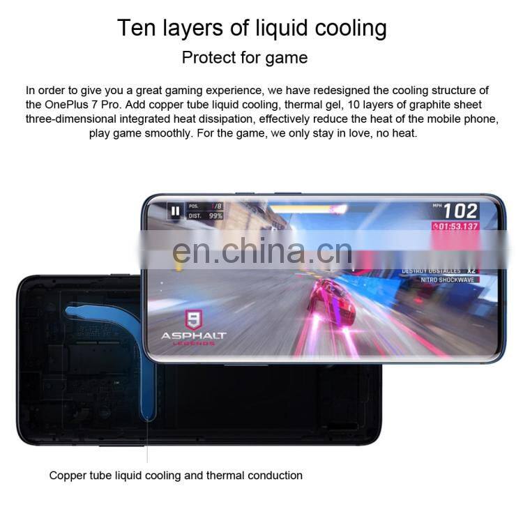 Latest OnePlus 7 Pro 48MP Camera 8GB+256GB Phone 6.67 inch Android 9.0 Smartphone Black