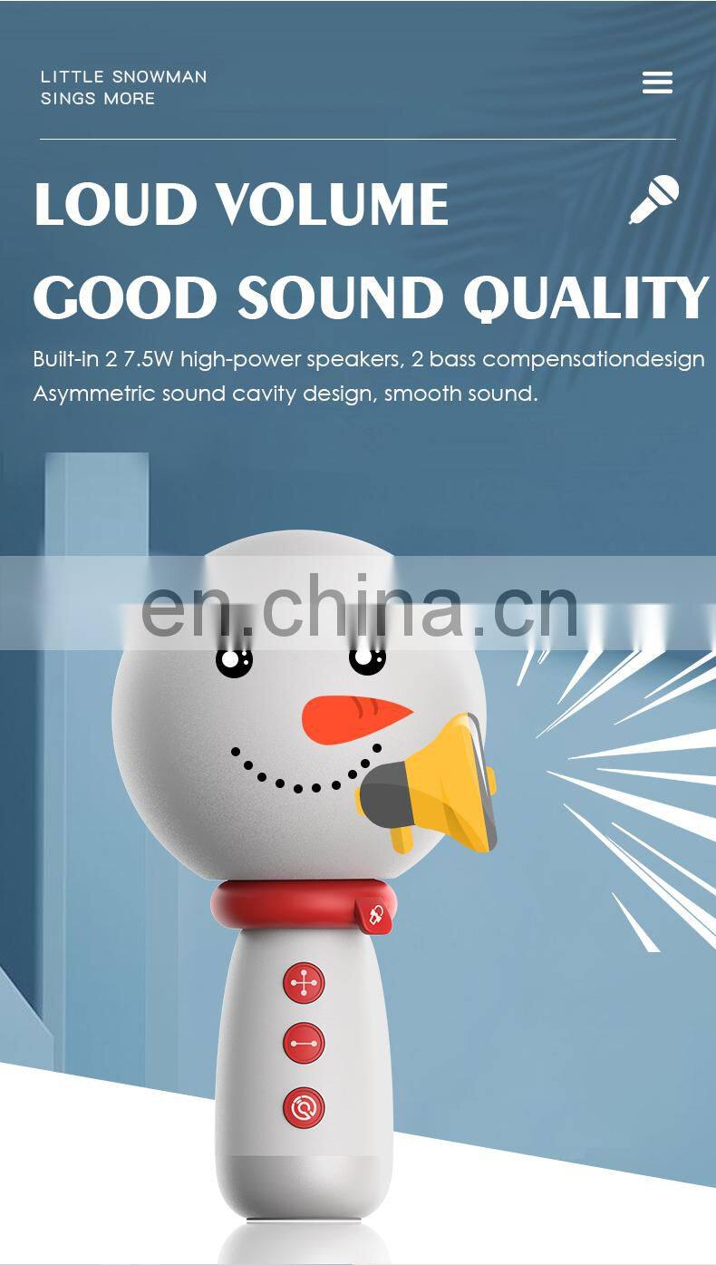 ALLINGE MDZ3633 Portable Microfono Wireless Home Use Singing Machine Microphone Karaoke Speaker