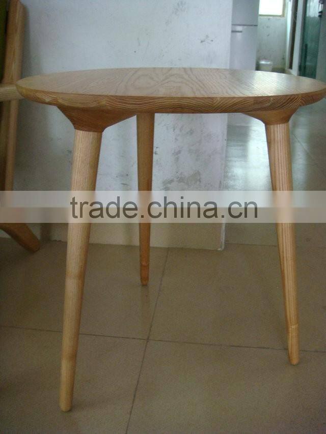 Hot sale Ash wood chinese style three legs side table