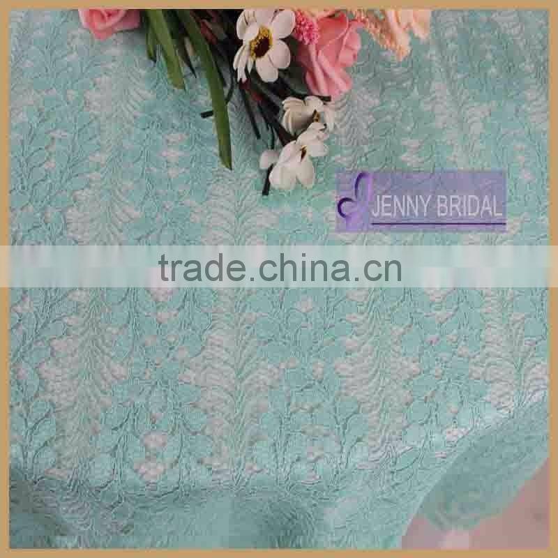 TL039A factory high quality light bean green beautiful solft lace table overlay