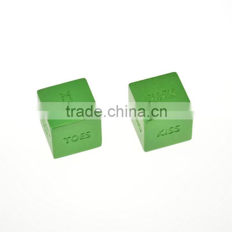 2016 Cheaper acrylic dices ,sex toys gay porn dice,custom logo dices wholesale