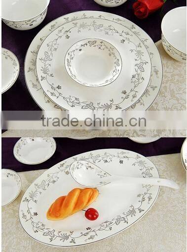 56 pcs 2015 Hot Style Wholesale Porcelain Ceramic Gift Set