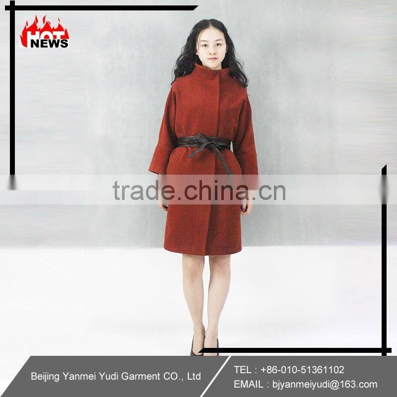 2015 fashion outdoor Fashion Winter Women Long Cotton Coat wool coats wholesale for women