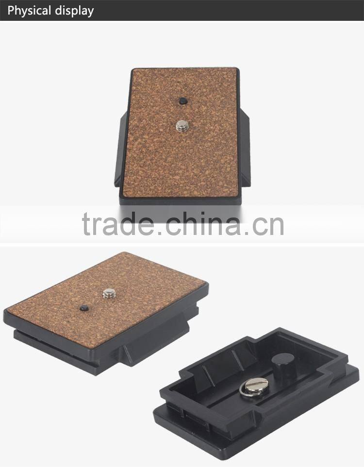 2016 New design compact tripods for DSLR camera Quick Release Plate For Ball Head