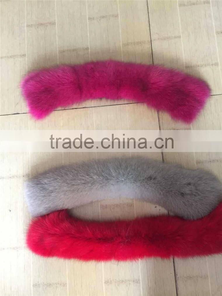 Dyed Fox Fur Stripe Autumn Winter Clothes Raw Material