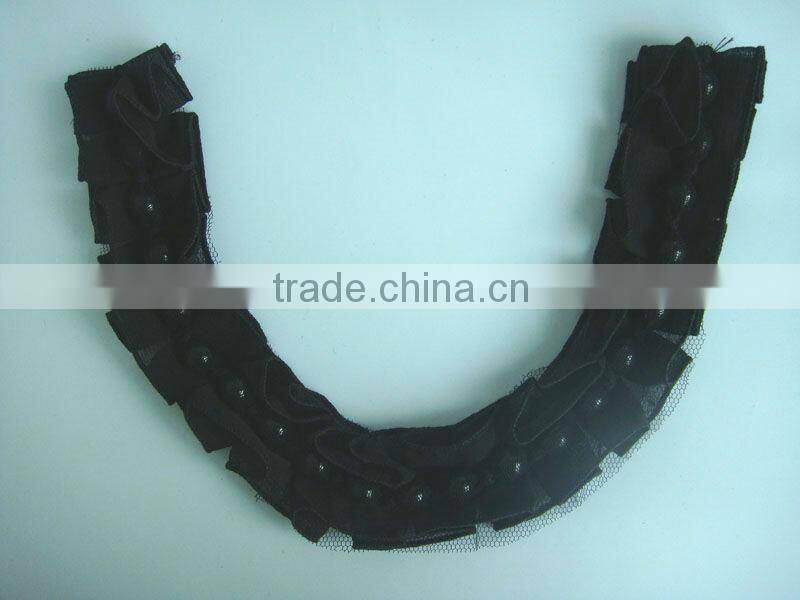 New arrival latest design Fashion women flower lace collar wholesale