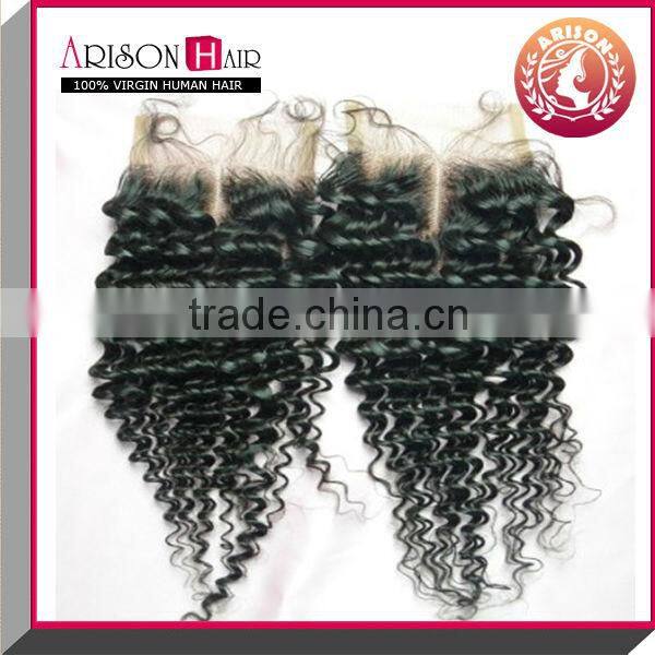 Alibaba king goods curly lace closure