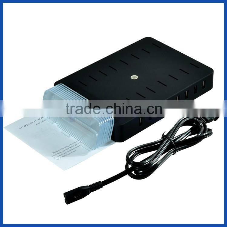 8 USB multi Desktop Charging Dock Stand Station Charger For iPhone Samsung Smartphone