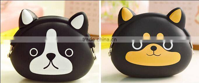 Wholesale Silicone rubber squeeze coin purse