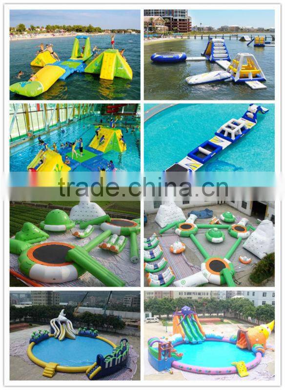 commercial inflatable island and float / floating inflatable water island for kids and adults